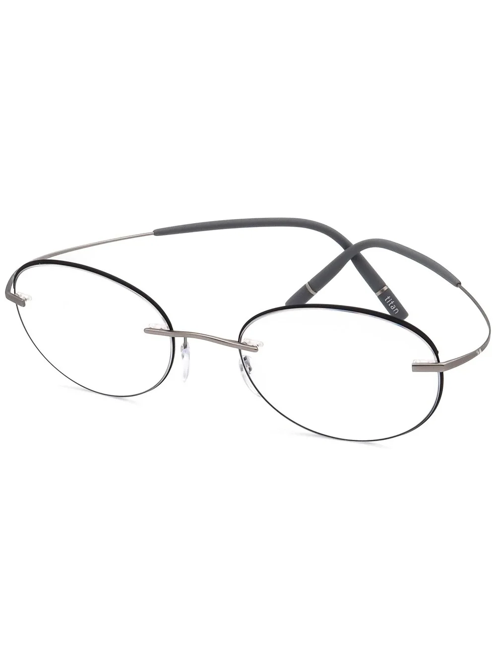 Silhouette 5518 FV 7110 Titan with Accent Rings Eyewear